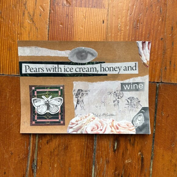 Honey & Wine Collage Postcard - Picture 2 of 4